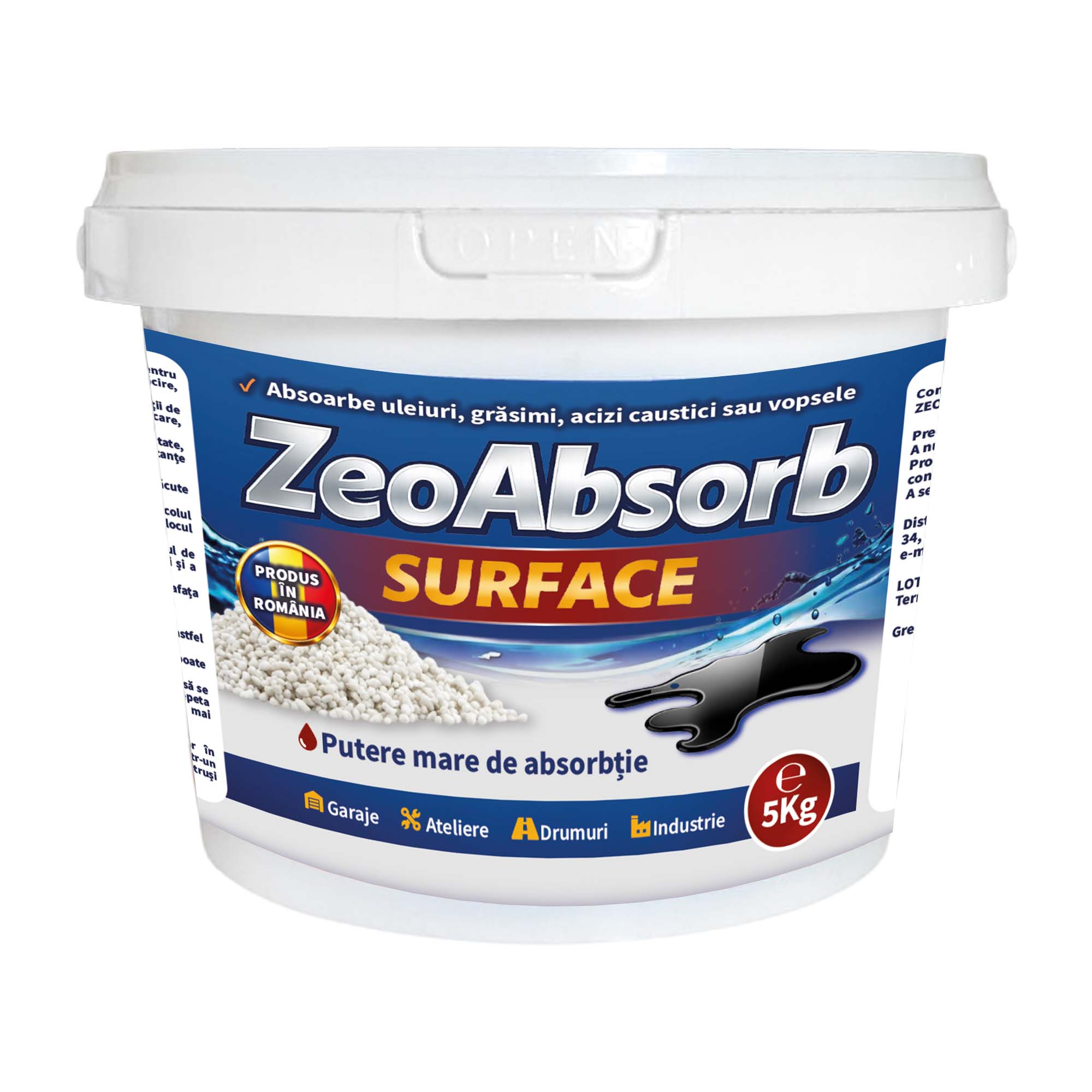 ZeoAbsorb SURFACE absorbant rapid